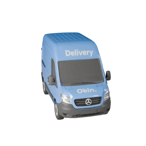 Camionnette de livraison prêt pour le jeu 3D pour jeux en temps réel - PBR (Legacy)