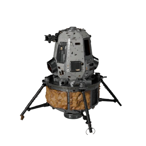 Lunar Lander 3D Model for Blender - Render Ready Asset