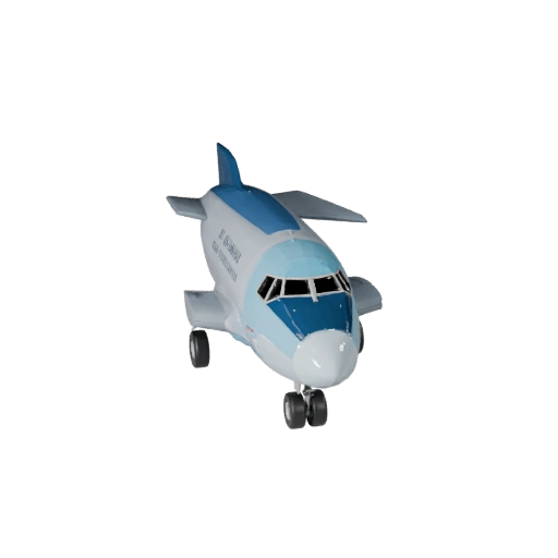 Avion Cargo Haute Poly Modèle 3D pour Rendu Studio - PBR