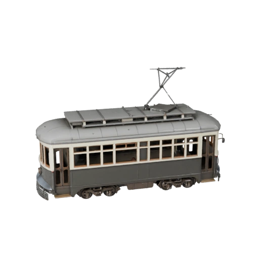 Modello 3D Tram d'Epoca per Blender e Giochi - PBR