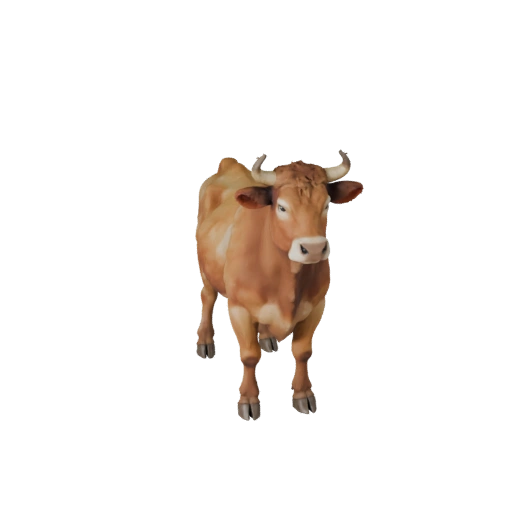 Modelo 3D de Vaca Realista - Asset PBR Rigged para Jogos | Royalty-Free