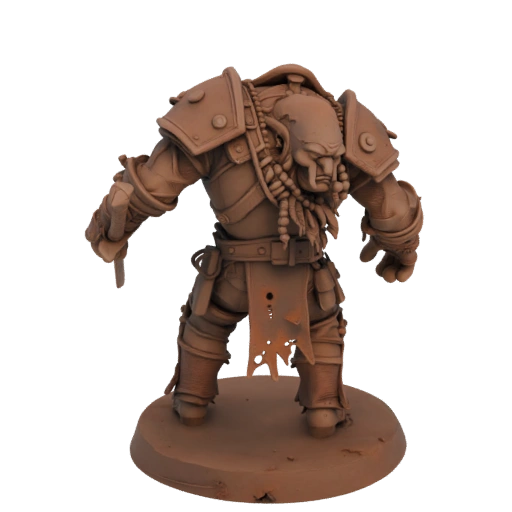Miniatura STL de Duende Berserker de Fantasía Oscura
