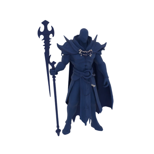 Miniature STL de Lich Boss Dark Fantasy