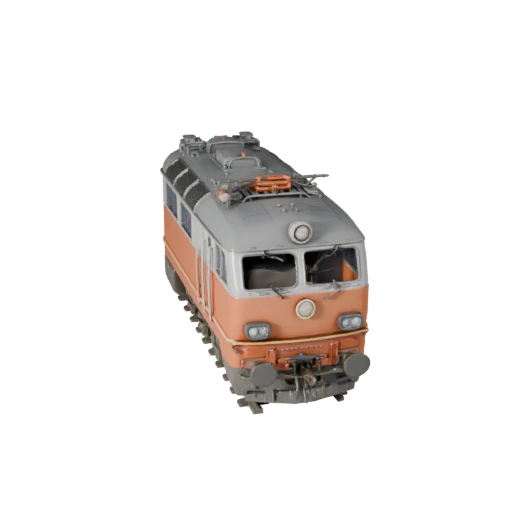 Locomotiva Elétrica 3D Model para Blender - Pronto para Renderização