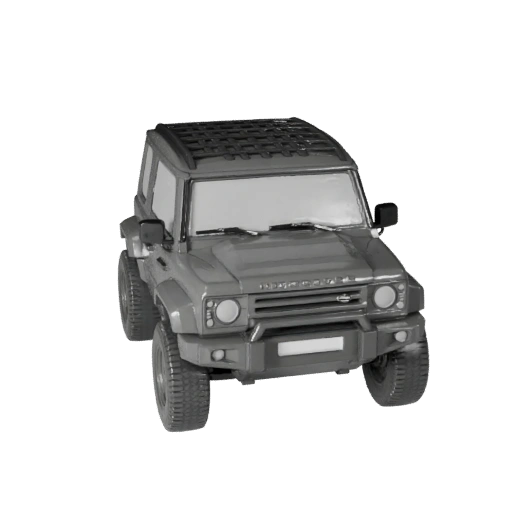 Printable Land Rover Inspired Off Road Suv STL 3D Model