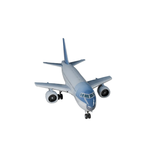 Avion Cargo 3D Model pour Blender - Asset prêt pour le rendu