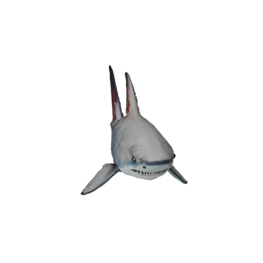 Modelo 3D de Tiburón Martillo para Unity - Asset Listo para Juego, FBX