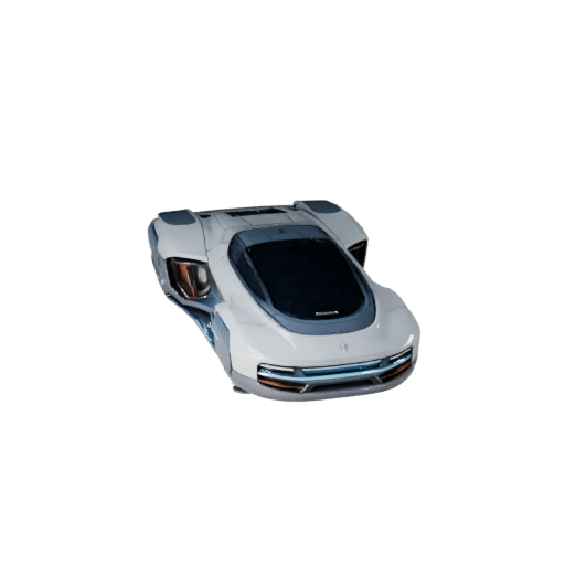 Hover Car 3D Model for Blender & Games - PBR Asset