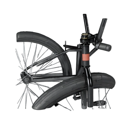 Vélo BMX Haute Poly Modèle 3D pour Rendu Studio Actif PBR