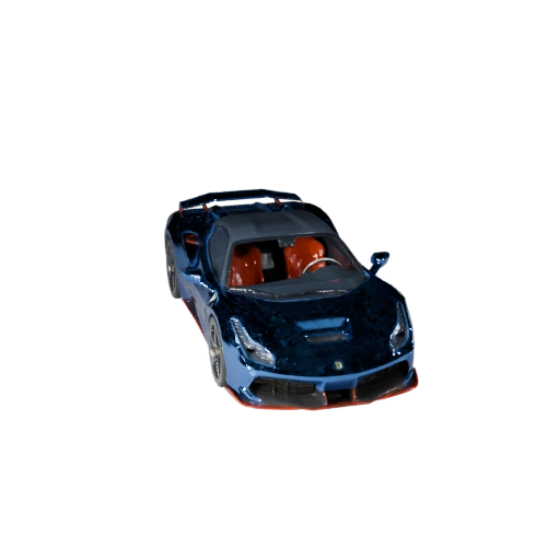 Auto sportiva ispirata alla ferrari low poly 3D per Unity &