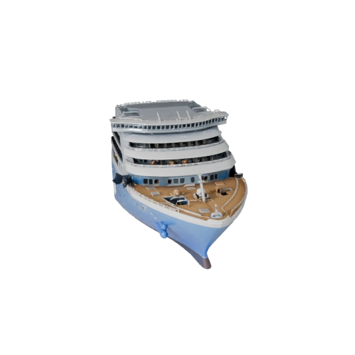 Nave da crociera high poly 3D Model per rendering in studio - PBR