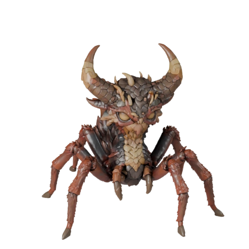 Cartoon riesige Spinne 3D Modell - Stilisierte Ressource für Animation