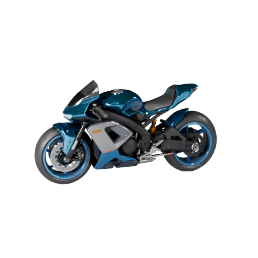 Modelo 3D de Moto Cyberpunk para Blender - Asset Listo para Render