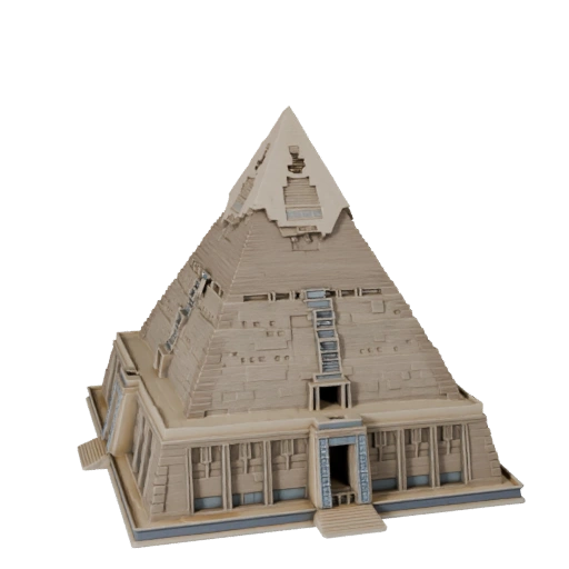 Piramide di Giza High Poly 3D Model per Archviz per Architettura