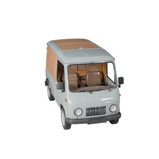 Camionnette de livraison vintage 3D Modèle pour Blender & Jeux - PBR