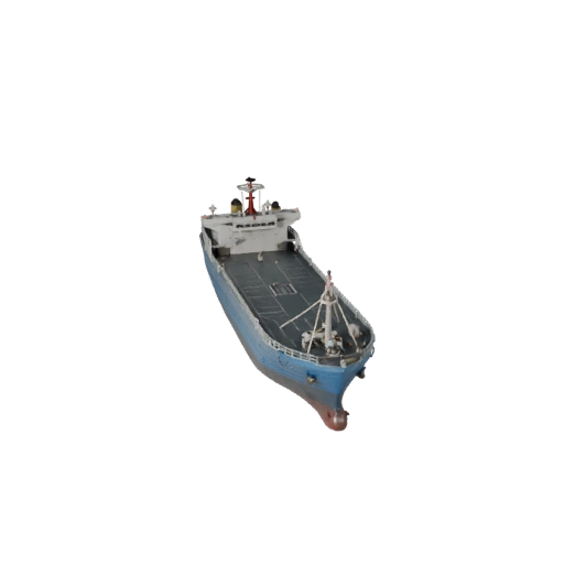 Modèle 3D de Cargo Ship prêt pour le jeu pour une utilisation en temps réel, actif PBR