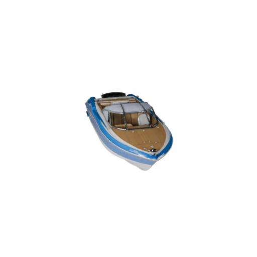 Schnellboot 3D Modell für Unity - Low Poly Game Asset