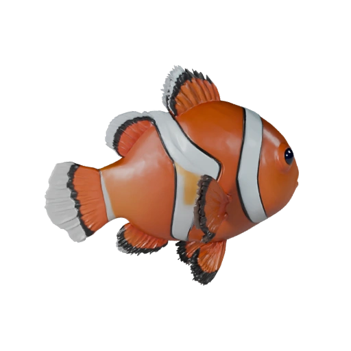 Modèle 3D Poisson-Clown Haute Poly - Actif STL Détaillé pour Impression