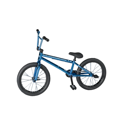 Modèle 3D de Vélo BMX Prêt pour le Jeu pour Utilisation en Temps Réel Actif PBR