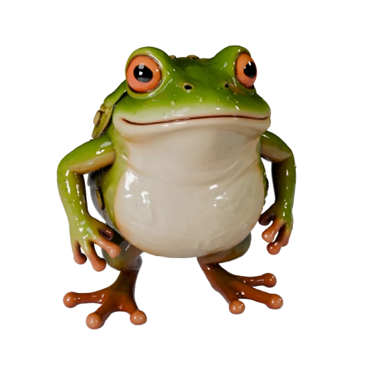 Cartoon Bullfrog 3D Model - Stylized Asset for Animation | PBR