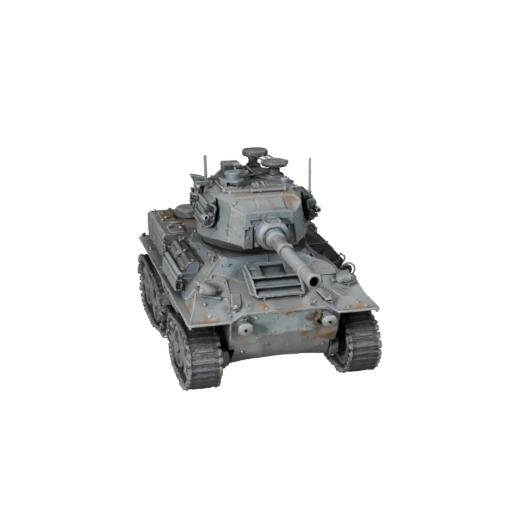 Modelo 3D de Acorazado Listo para Juegos para Uso en Tiempo Real Activo PBR