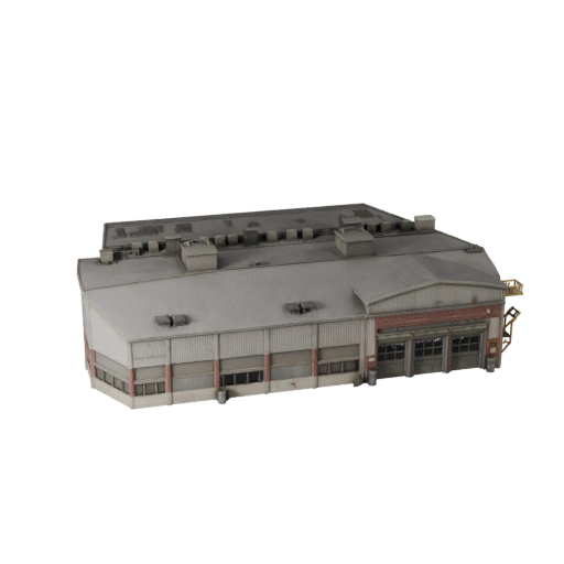 High Poly Steel Mill 3D Model for Archviz for Architecture