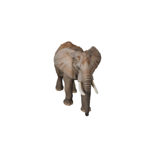 African Elephant 3D Model for Blender - PBR Asset with Textures