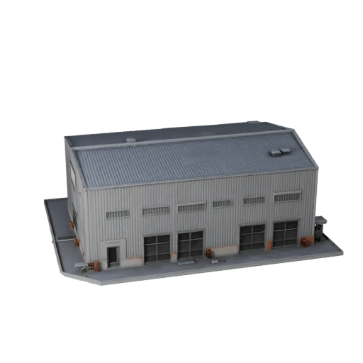 Modelo 3D de Prédio de Data Center para Blender - Asset de Renderização