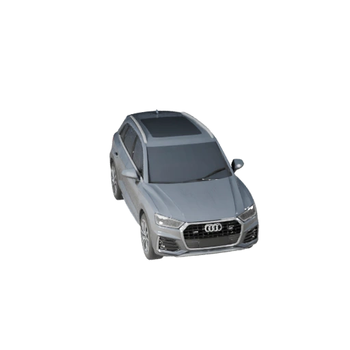 Audi Inspired Suv 3D Model for Blender & Games - PBR