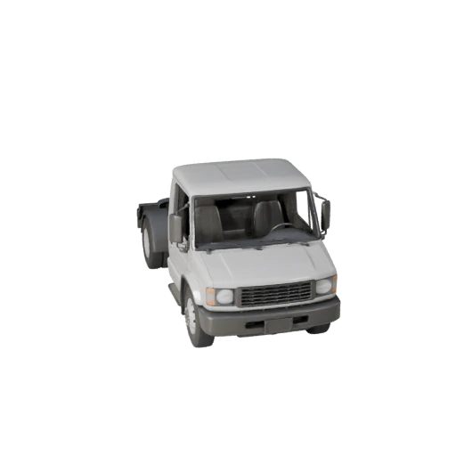 Kühltransporter 3D-Modell für Unity - Low Poly Spiel