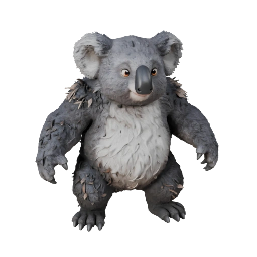 Modelo 3D de Koala para Blender - Asset PBR con Texturas | Libre de Regalías