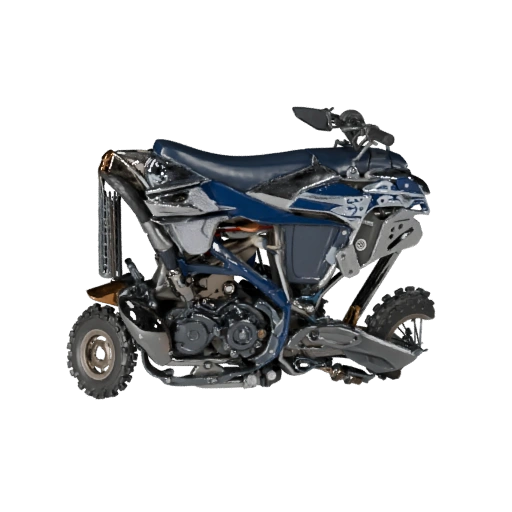 Yamaha Inspired Dirt Bike 3D Model - High Poly PBR Asset