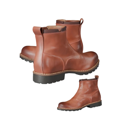 Stivali in Pelle Asset Studio 3D per Cataloghi