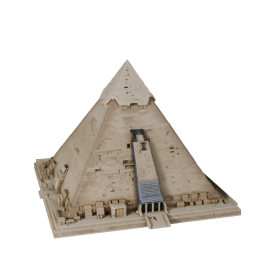 Modello 3D Piramide di Giza per Blender - Asset di Rendering