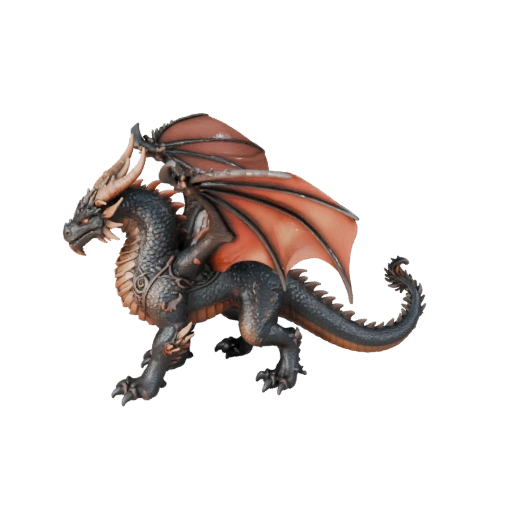 Modello 3D Drago Terrestre High Poly - Asset STL Dettagliato per la Stampa