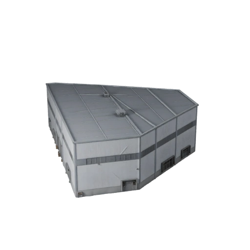 Modèle 3D d'entrepôt de chantier naval pour Unity - Ressource de jeu