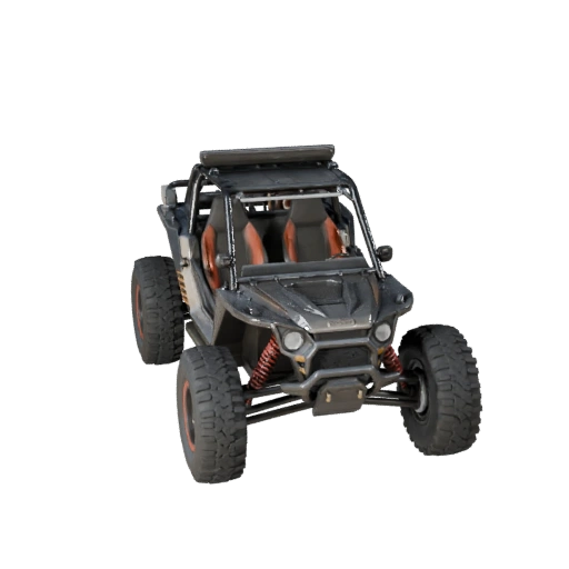 Modelo 3D de Buggy de Rally en el Desierto Listo para Juegos en Tiempo Real