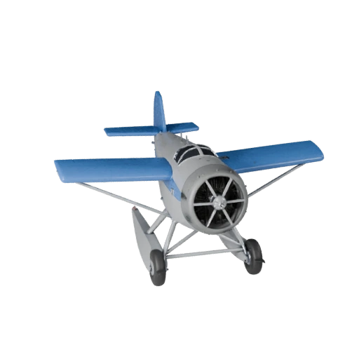 Vintage Seaplane 3D Model for Blender - Render Ready PBR