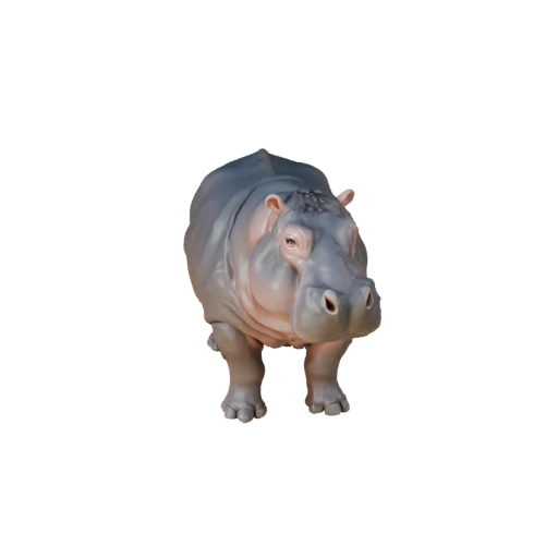 Modelo 3D de Hipopótamo Realista - Recurso PBR Rigged para Juegos | Libre de Regalías