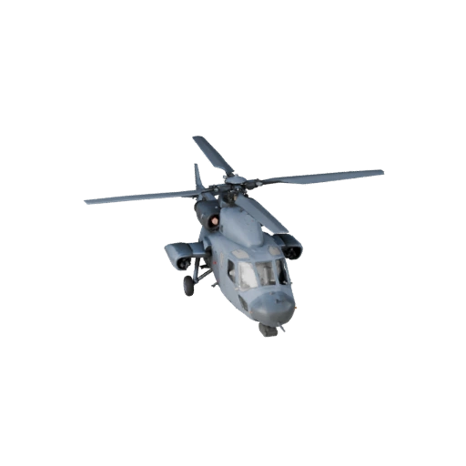 Spielbereiter Apache-inspirierter Angriffshelikopter 3D-Modell für