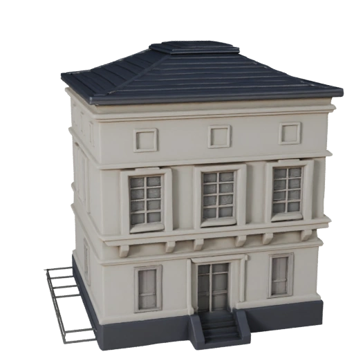 Casa Mediterranea Stampabile STL Modello 3D - Asset in Scala