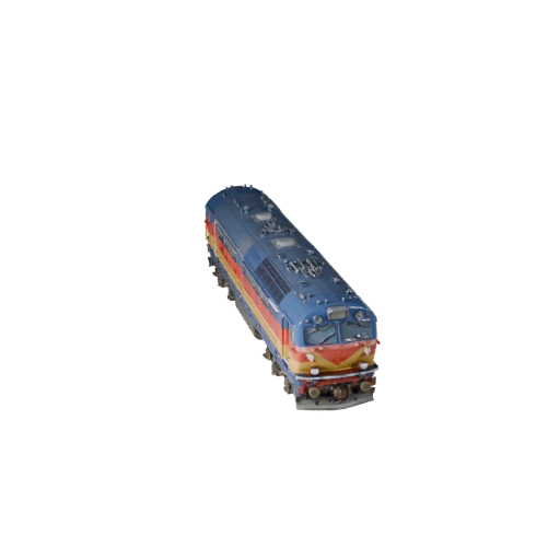 Modelo 3D de Locomotiva Elétrica Pronto para Jogo para Uso em Tempo Real