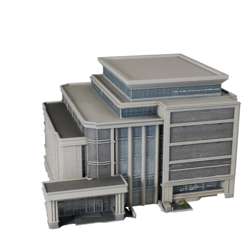 Modello 3D Sottostazione Elettrica High Poly per Archviz