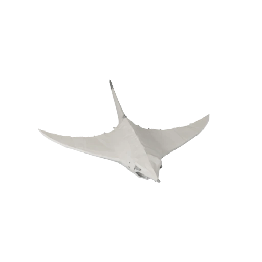 Modelo 3D de Raya Polygonal Bajo - Asset de Juego para Unity con FBX | PBR