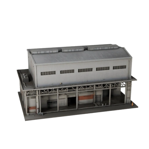 Печатное здание пивоварни STL 3D модель - Масштабный актив