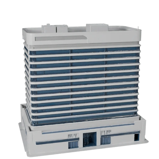 Modèle 3D de siège social d'entreprise pour Unreal - Actif temps réel