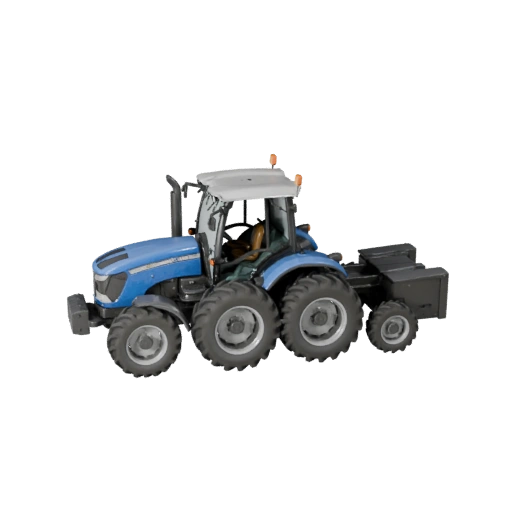 Trattore Agricolo Pronto per il Gioco 3D per Giochi in Tempo Reale - PBR
