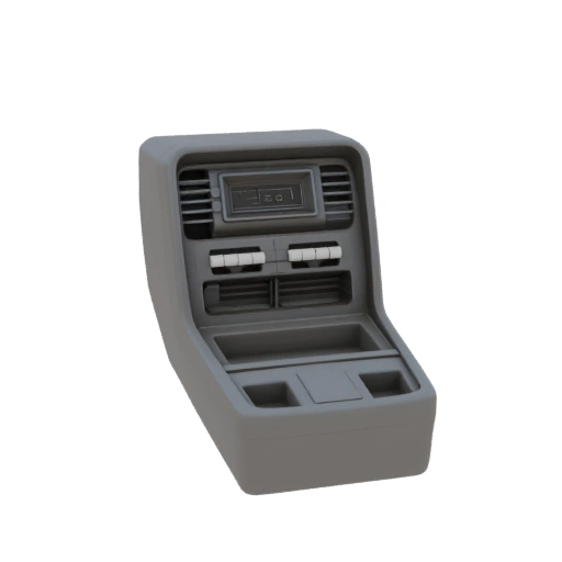 Сделай 3д модель центральной консоли лада калина 1119