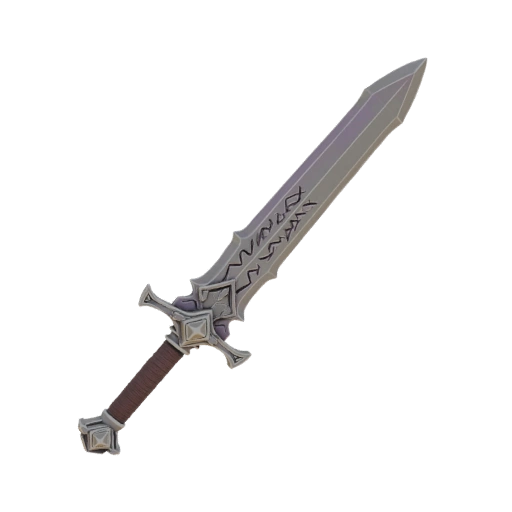 Високоякісна та деталізована модель одноручного фантастичного меча. На мечі наявні письмена рунною мовою. Меч має баг...